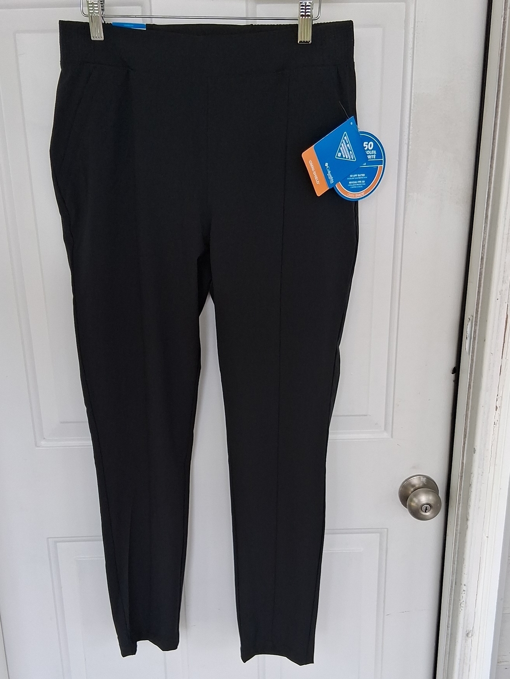 Columbia Black Slim Travel Pull-On Pants
